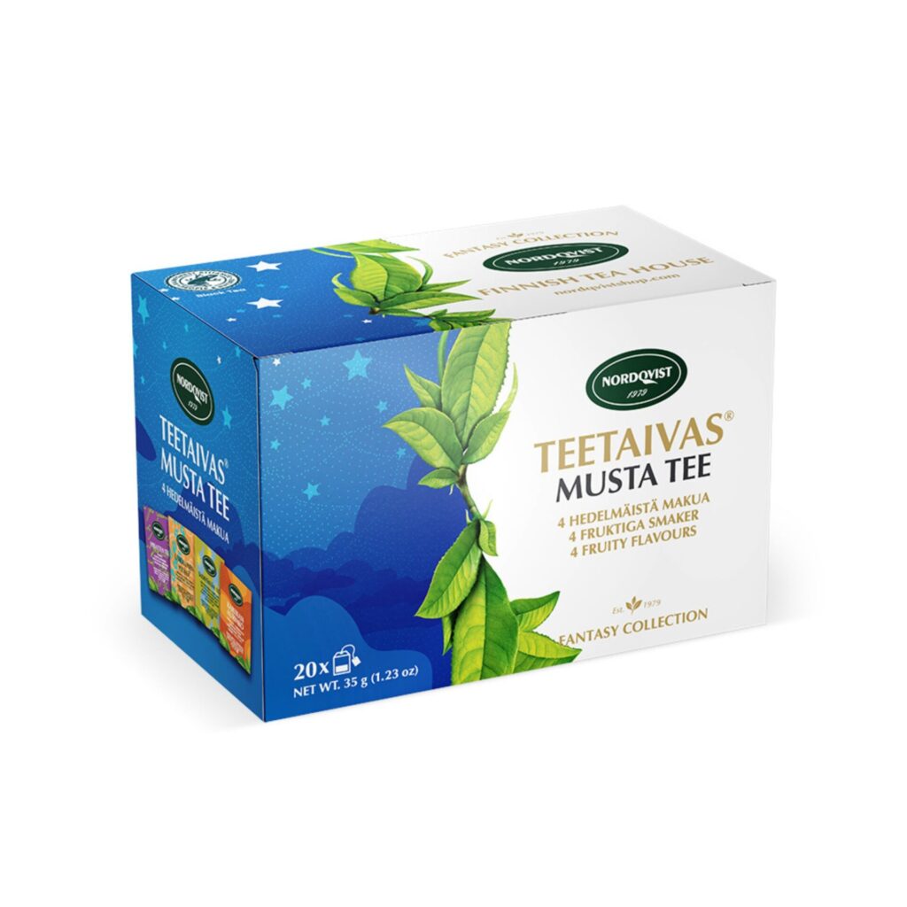 Nordqvist Teetaivas maustettu musta tee 20 x 1,75 g