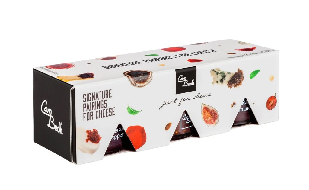 Gourmet-herkut Can Bech Juustohillopakkaus Vadelma-Viikuna-Viinirypäle 3 x 30g (G)