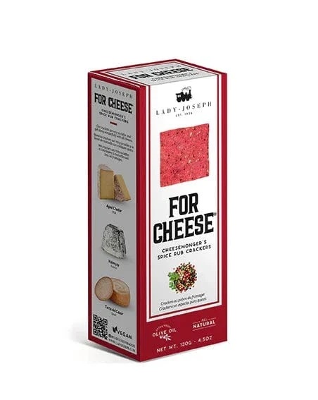 Lady Joseph FOR CHEESE Cheesemongers Spice Rub juustokeksi 130g (V) uutuus