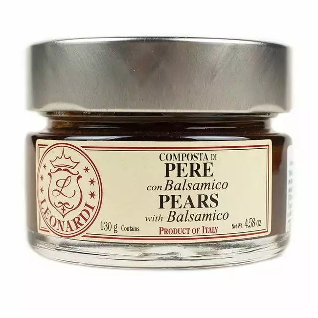 Leonardi Päärynäkompotti balsamicolla 130g uutuus